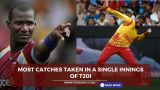 Most catches taken in