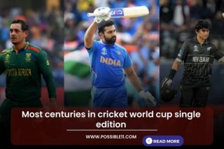 Most centuries in cricket world cup
