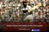 Most consecutive days as