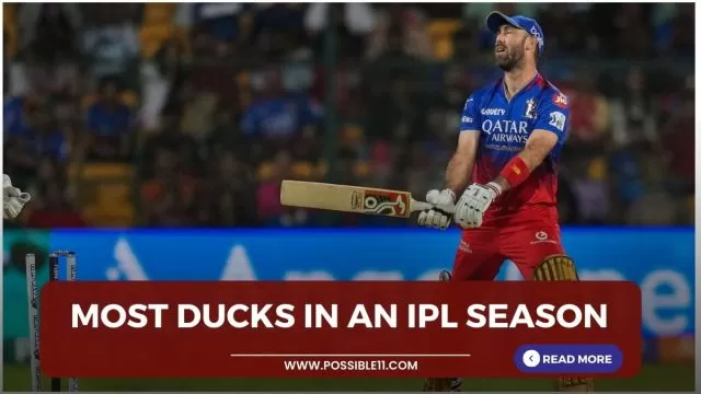 Most ducks in an IPL season
