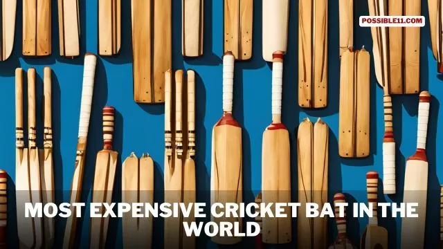 Most Expensive Cricket Bats In the World