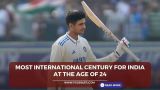 Most international century for