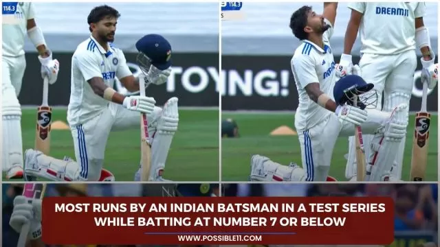 Most runs by an Indian batsman in