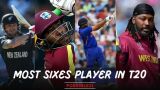 Most Sixes Player in