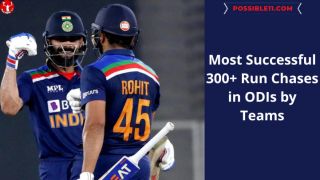 Most Successful 300 Plus Run Chases