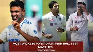 Most wickets for India in pink