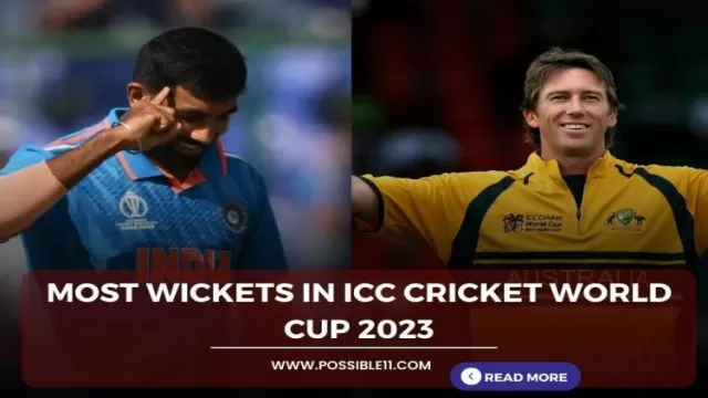 Most Wickets in ICC Cricket World Cup