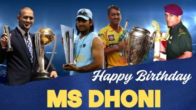 MS Dhoni 44th Birthday : MS Dhoni