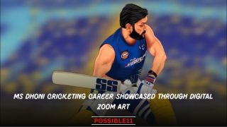 MS Dhoni cricketing career showcased through