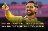 MS Dhoni in Danger