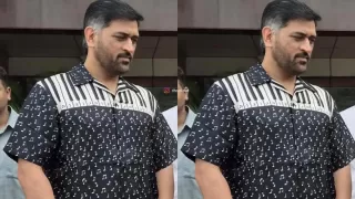 MS Dhoni ki viral shirt photo,
