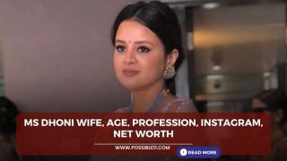 MS Dhoni Wife, Age, Profession, Instagram,