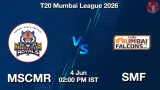 MSCMR vs SMF 2026 Match Preview, Head to Head, Playing XI & AI Prediction Today
