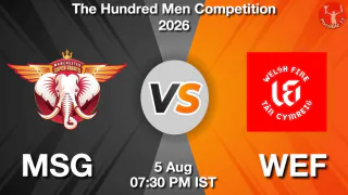 MSG vs WEF 2026 Match Preview, Head to Head, Playing XI & AI Prediction MSG vs WEF 2026 Match Preview,