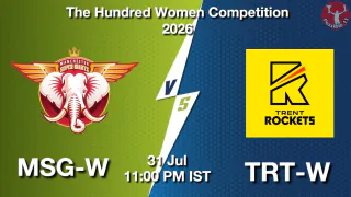 MSG-W vs TRT-W 2026 Match Preview, Head to Head, Playing XI & AI Prediction MSG-W vs TRT-W 2026 Match Preview,