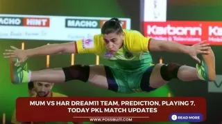 MUM vs HAR Dream11 Team, Prediction,