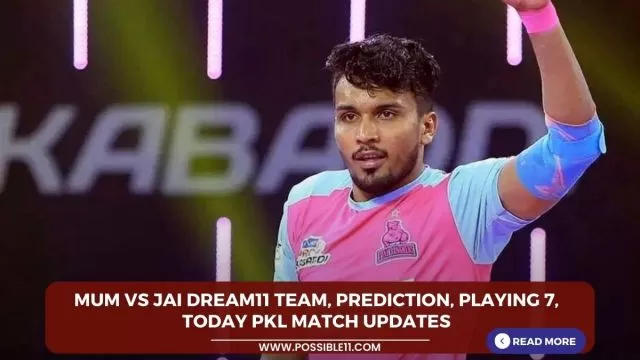MUM vs JAI Dream11 Team, Prediction, Playing