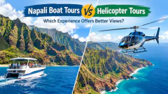 Napali Boat Tours vs Helicopter Picture
