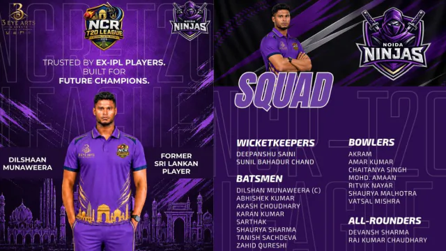 NCR T20 League: Noida Ninjas Full Squad,