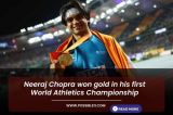 Neeraj Chopra won gold