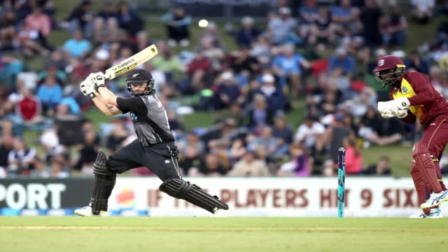 new zealand 243/5 vs west indies (2018)