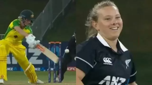 New Zealand’s Leigh Kasperek bowls 38 kmph