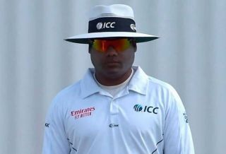 Nitin Menon will umpire
