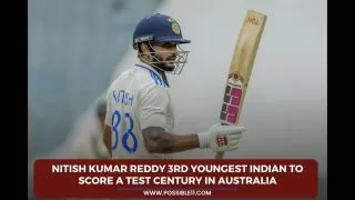 Nitish Kumar Reddy 3rd youngest Indian