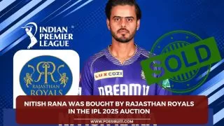 Nitish Rana was bought by Rajasthan