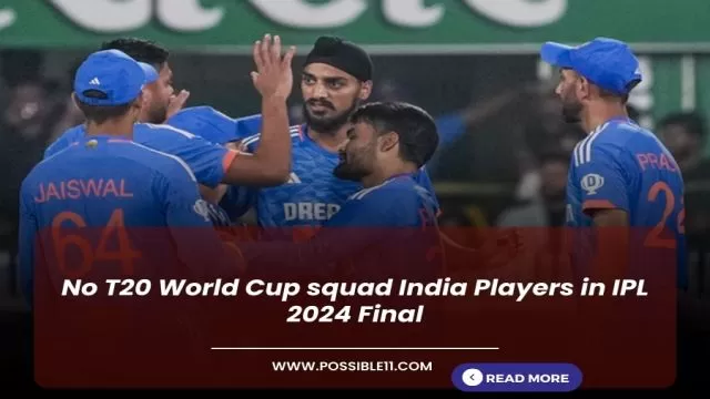 No T20 World Cup squad India Players