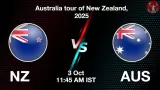 NZ vs AUS 2nd