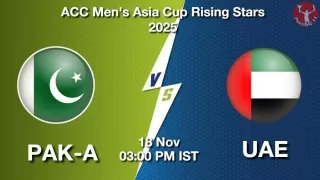 PAK-A vs UAE, Pitch Report, Head