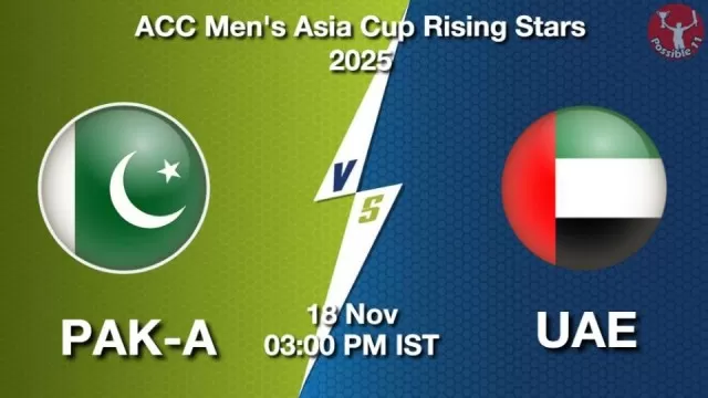 PAK-A vs UAE, Pitch Report, Head to