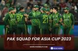 pak squad for asia