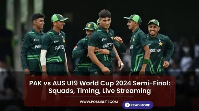 PAK vs AUS U19 World Cup 2024