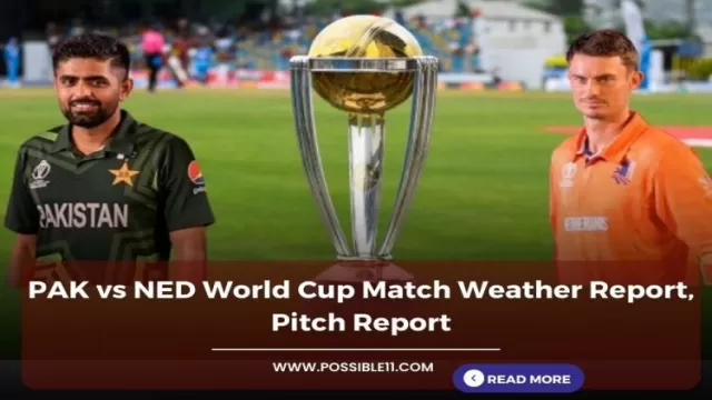 PAK vs NED World Cup Match Weather