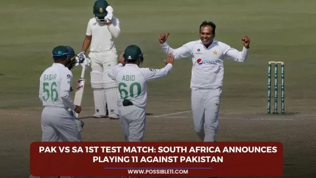 PAK vs SA 1st Test Match: South