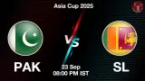 PAK vs SL Asia