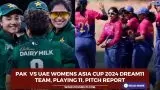 PAK vs UAE Womens