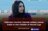 Pakistan Anchor Zainab Abbas