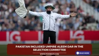 Pakistan included umpire Aleem Dar in