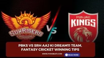 PBKS vs SRH Aaj ki Dream11