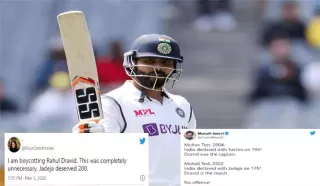 People target Dravid as Ravindra Jadeja
