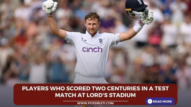 Players who scored two centuries in a