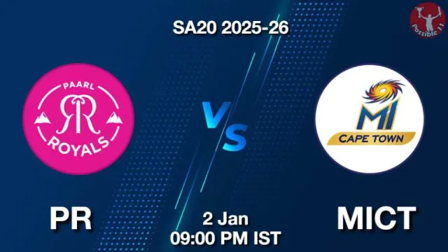 PR vs MICT SA20 2025-26, Pitch Report,