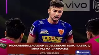 Pro Kabaddi League: UP vs DEL