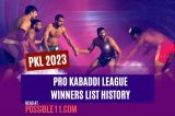 Pro Kabaddi League winners