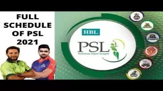 PSL 2021 Schedule, Teams, Squads, Venues