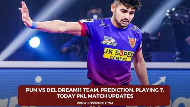 PUN vs DEL Dream11 Team, Prediction, Playing