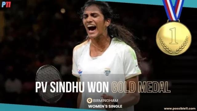 PV Sindhu - PV Sindhu won gold